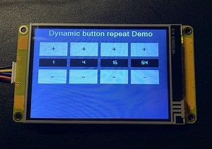 Advanced HMI programming: Dynamic button repeat action