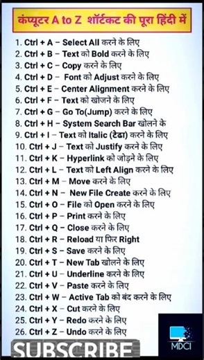 Computer short key #rscitexam #rscit #rscitpaper #computershortcutkeys #rscitexampreparation #short