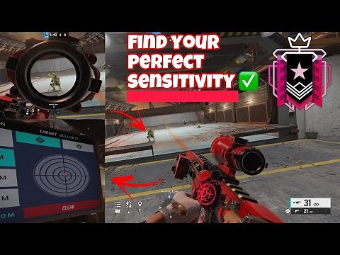 HOW TO FIND YOUR PERFECT SENSITIVITY EASY AND FAST IN RAINBOW SIX SIEGE - COMPLETE SENS & SETTINGS