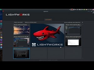 Manjaro XFCE. Installing Linux version of Lightworks 14.5 Video Eeditor