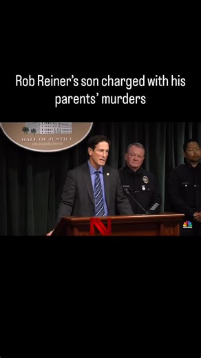 The Los Angeles district attorney announced Nick Reiner has been charged with two counts of first degree murder for the brutal slayings of his parents. Police say the couple’s bodies were found in their bedroom and their son was taken into custody without incident. NBC News’ Morgan Chesky reports. | NBC Nightly News with Tom Llamas