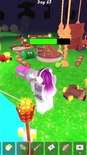 Attack the Cultists who come to the Campfire in 99 Nights In The Forest | Cyborg Class | Roblox