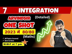 Integration, One shot video for Class 12 Maths NCERT for CBSE Boards 2023