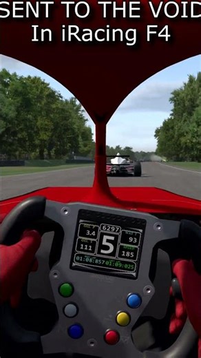 BLINK AND YOU'LL MISS IT #iRacing #SimRacing #iRacingCrashes #iR04 #FIAF4 #SimRacingFails #F4