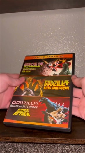 Disc of the Day - Godzilla Triple Feature (Godzilla vs. King Ghidorah, Godzilla vs. Mothra, GMK)#dvd