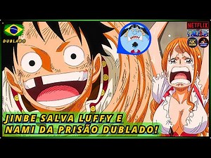 Jinbe saves Luffy and Nami from prison on Whole Cake Island (dubbed version)! Jinbe appears to sa...