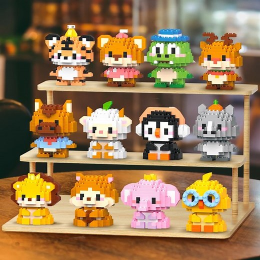Create an entire mini zoo block by block! 🦁 These micro-scale animal sets challenge & delight with adorable details. Perfect for collectors & creative minds! 🎨✨ #MiniBuildingBlocks #AnimalToys #TinyCreatures #CreativePlay | Dazedmuddy