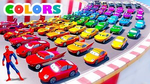 4.1M views · 10K reactions | Colors for Children to Learn with Spidermen & Disney Cars, Color Cars for Kids and Fun Baby, Johny Johny Yes Papa Song #spiderman #cartoon #DisneyCars #JohnyJohnyYesPapa | Spiderman And Frozen Elsa Learn Colors | Facebook