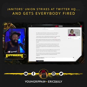 19K views · 1.6K reactions | Janitors' union STRIKES at Twitter HQ.... and gets everybody FIRED | Eric July | Facebook