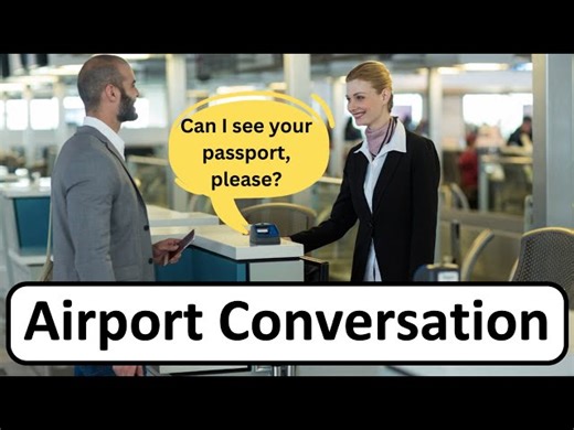 Conversation Practice - Vocabulary & Phrases For The Airport
