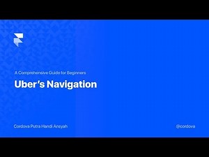 10. Framer Studio Tutorials for Beginners : Uber's Navigation
