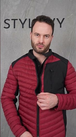 Wiosenno-jesienna kurtka męska która łączy elegancje z wygodą - Stylovy #kurtkamęska #kurtki