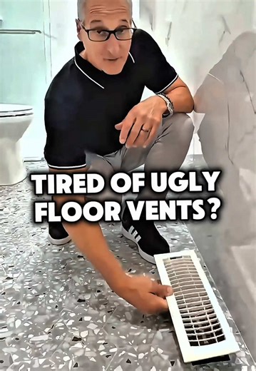 If your vents are ruining the look of your beautiful floors, you need to see this. This flush floor vent literally disappears because you can fill it with your exact flooring—wood, tile, LVP, whatever you have. No bulky grates, no distractions… just a seamless look. It’s strong, easy to install, and such a game-changer for any room. Comment VENT and I’ll send you the info. #bathroom #f#flooringhackdiy #flooring #creatorsearchinsights @Fittes