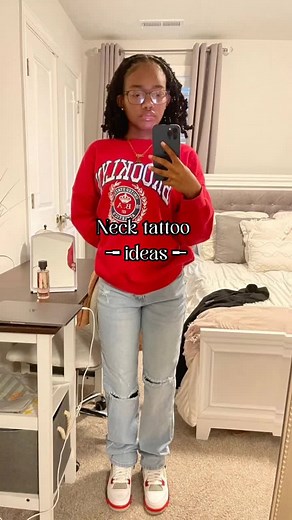 Inspiring Neck Tattoo Ideas for Women and Black Girls