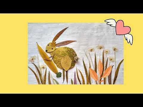 Artes / Collage con elementos naturales.