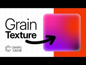Cavalry App | Grainy Gradient Shader with only 3 Layers