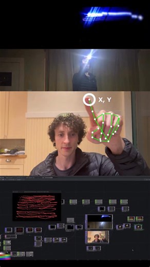 Torin Blankensmith on Instagram: "Genuary Day 5 Prompt: Write Genuary with no Font (love the idea of not using a font but i’m not gonna write genuary lol) @lingd.ng Lingdong Huang’s Photographic Inverse Kinematics project is such a cool idea that I wanted to try and re-create the project for todays sketch. @dotsimulate and I have been working on a toolkit in TouchDesigner to easily setup a classifier(KNN). I recorded the video of me moving the flashlight, thresholded the flash and used Blob trac