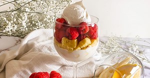 Single-Serving Raspberry Lemon Trifle Dessert Recipe