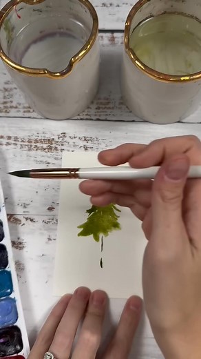 23K views · 537 reactions | Create a simple snowy tree WITHOUT white paint! | Emma Jane Lefebvre | Facebook