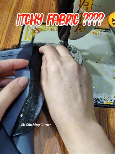 Sewing itchy fabrics? Use this simple tip to make them soft and comfortable on skin.🧶🪡 #TailoringHacks #ItchyFabric #FabricTips #StitchingTips #SewingLife ✨