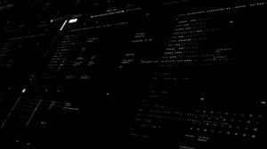 Binary data code background. Abstract background of technology, science and cyberspace. Motion graphic
