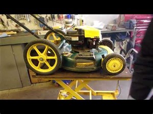 Yard Man Mower Starts and Stalls