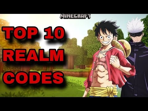 *NEW* TOP 10 BEST REALM CODES FOR MINECRAFT BEDROCK EDITION!