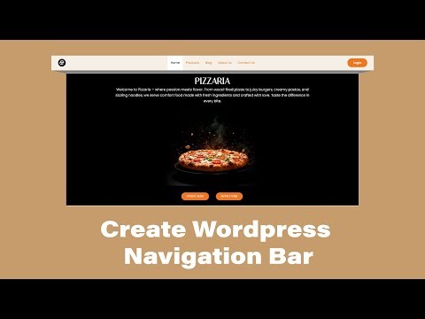 How to Add Animated Navigation Bar In WORDPRESS | 2025 Guide
