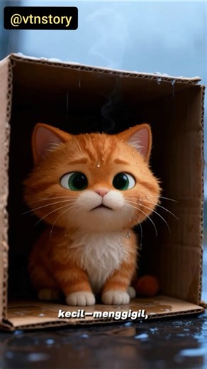 Surat dari dalam kardus #shorts #kucing #storycat