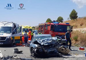 La muerte de una joven de 18 años eleva a cuatro las víctimas del brutal accidente en Casabermeja | Diario Sur