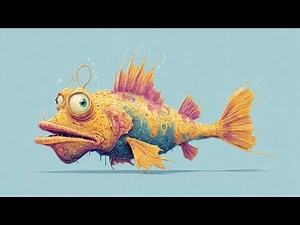 Funny Underwater Cartoon! Cute Fish & Sea Animals in 4K Animation #vidobot