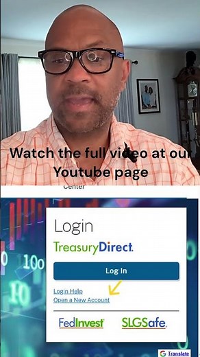 How to get started opening a Treasury Direct account.