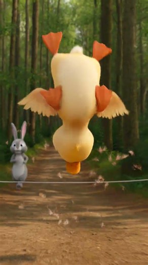 Bunny and Ducky ki race main kon jeeta 😮😍 - H&S Tales - #cartoon #animation
