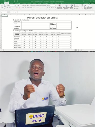 Yekola kosala impression na Excel #yekola #kosala #impression #excel #classeur