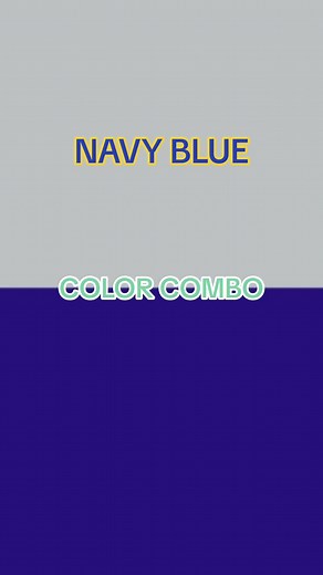 Color Combos Outfit Ideas for Navy Blue and Gray Clothes