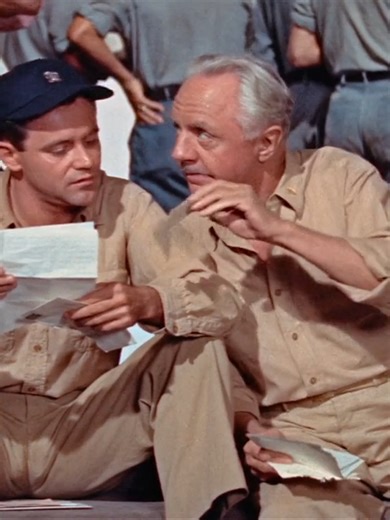 32K views · 447 reactions | Mister Roberts 50s_Part 73 “He left the ship, but never their hearts.” Best Naval War Films #navy #war |Join us: https://www.facebook.com/groups/2068347963523580 . | Best War TV Series | Facebook