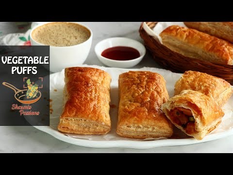 Vegetable Puffs Recipe | Veg Puffs Recipe