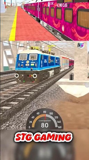 TRAIN CROSSING RAILWAY BRIDGE 🤩 | INDIAN LOCO TRAIN SIMULATOR | Train Video | Train Wala Game