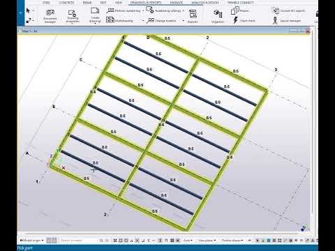 Tekla Structures Model Auto numbering by click