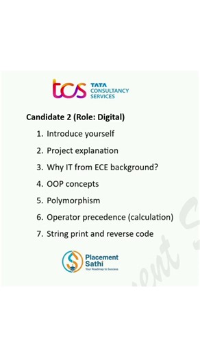 TCS Interview Experience Part-2 || Digital Role || 2026 batch #job ,#tcs #interview #tcshiring