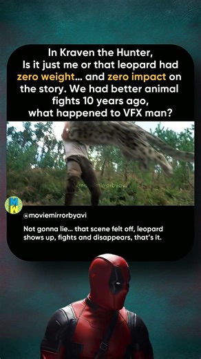 Kraven the Hunter Leopard Scene – Bad CGI or Bad Direction?