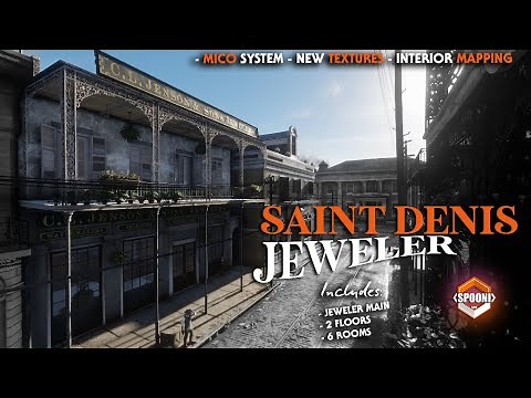 Saint Denis Jeweler - REDM MAP | SPOONI