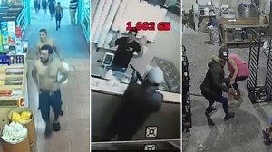 Captados por la cámara: cinco asaltos que quedaron registrados en video