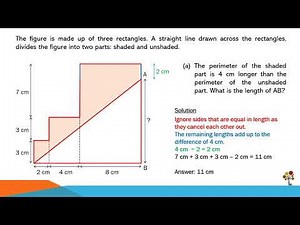 2021 PSLE Challenging Area & Perimeter Question