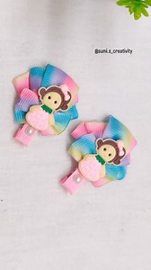 8.3K views · 39 reactions | Princess alligator clips for Girls  Follow  @sumi.s_creativity #trending #trendinghairaccessories #hairaccessories #hairclips #hairclip #alligatorclip #diy #sumicreation❤️ #handmadejewelry #handmade #handmadewithlove #reels #craftreels #diyreels #fyp #fypシ #grossgrain #grossgrainribbon | Sumi's Creativity | Facebook