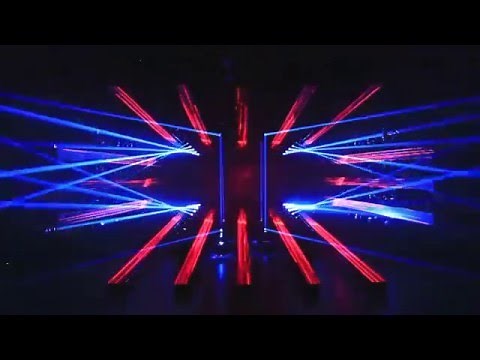 China first naked eye 3D lighting art show