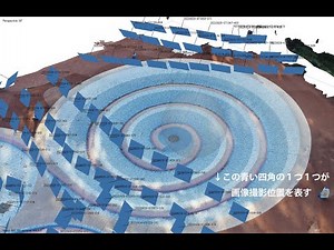 準天頂衛星精度補強（CLAS）対応GNSS受信機と接続し利用できる無料アプリ「GNSSカメラ」による３D地形モデル解析例