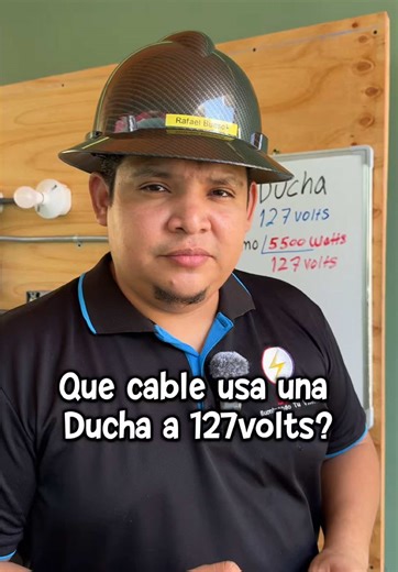 Cable adecuado para ducha de 120 volts