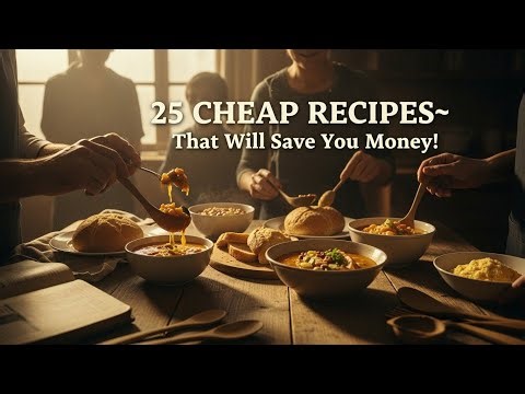25 Cheap & Delicious Meals Inspired by the 1930s | 25 Old-Fashioned Recipes That Save Money in 2025!