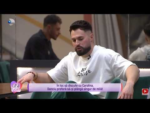 Casa Iubirii - Dezamagirea Carolinei il lasa rece pe Danciu: ,,Nu ma asteptam la altceva!"